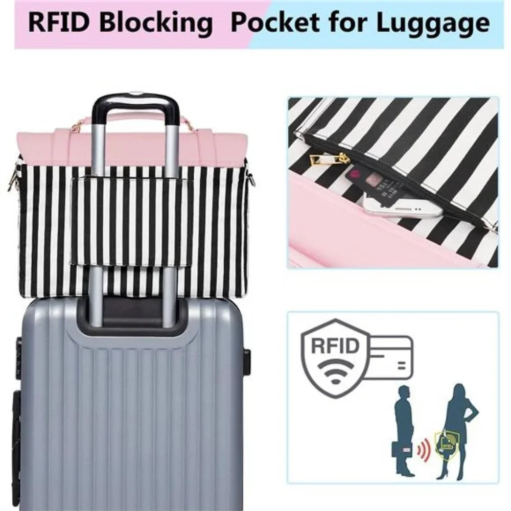 Laptop Bag for Women, 15.6 inch Slim Computer Briefcase Sleeve Case,